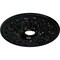 Ekena Millwork Ashley Ceiling Medallion (Fits Canopies up to 4 3/4"), 23 7/8"OD x 4"ID x 2 1/8"P, Black Pearl CM23ASBPS - alternate 4